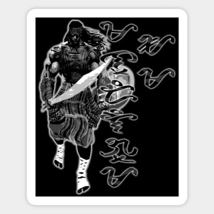 Warrior Father - Father's Day Dedication Magnet